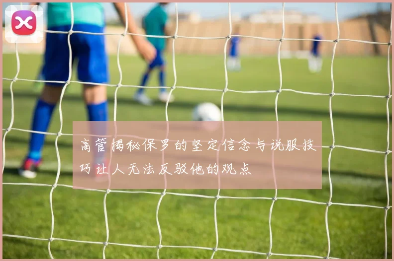 高管揭秘保罗的坚定信念与说服技巧让人无法反驳他的观点